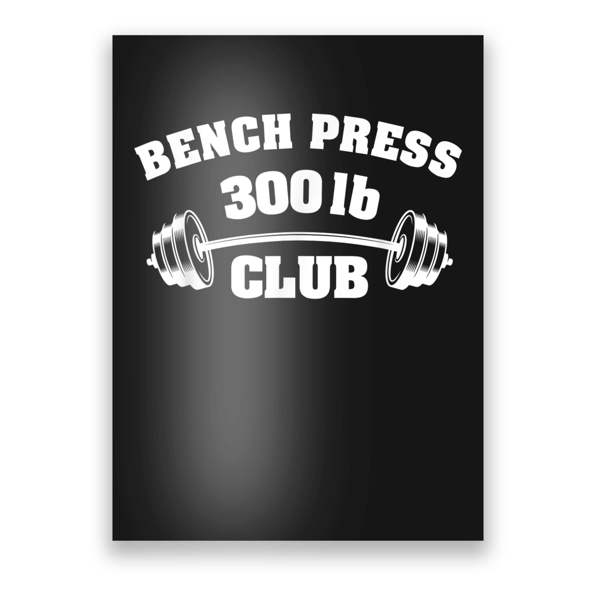 Powerlifting bench press gift for powerlifter gym training | Poster