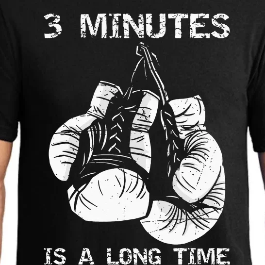 3 Minutes Is A Long Time Funny Boxing Pajama Set