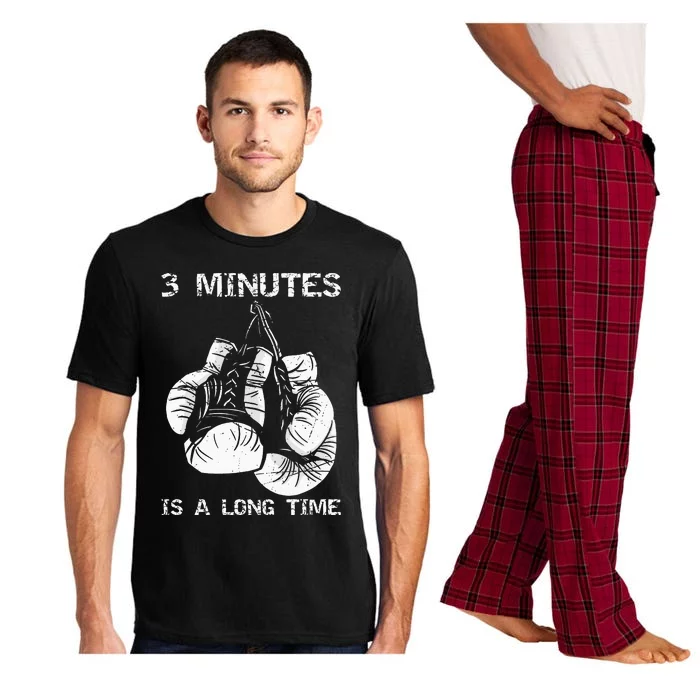 3 Minutes Is A Long Time Funny Boxing Pajama Set