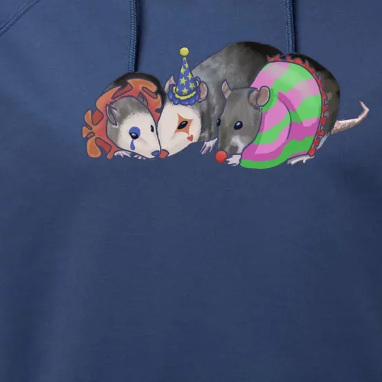 3 Mischievous Rat Performance Fleece Hoodie