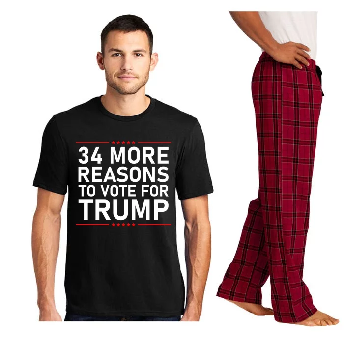 34 More Reasons To Vote For Trump Meaningful Gift Pajama Set