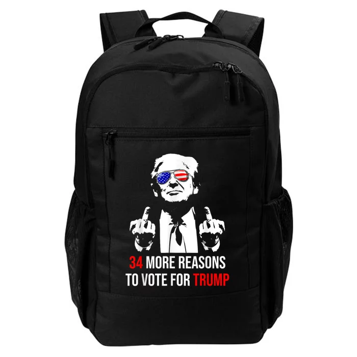 34 More Reasons To Vote For Trump Daily Commute Backpack