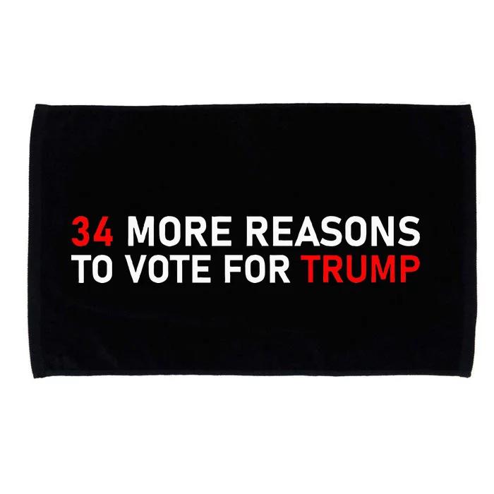 34 More Reasons To Vote For Trump Microfiber Hand Towel