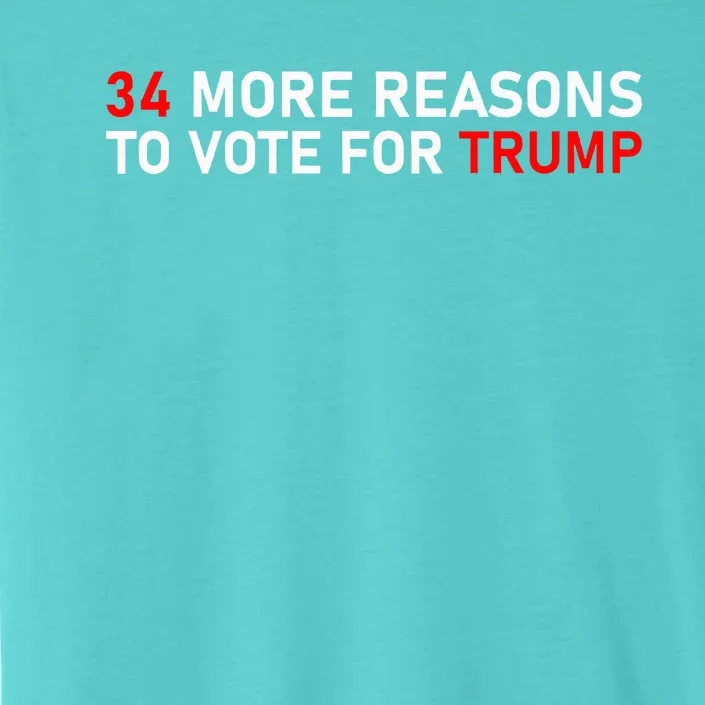 34 More Reasons To Vote For Trump ChromaSoft Performance T-Shirt