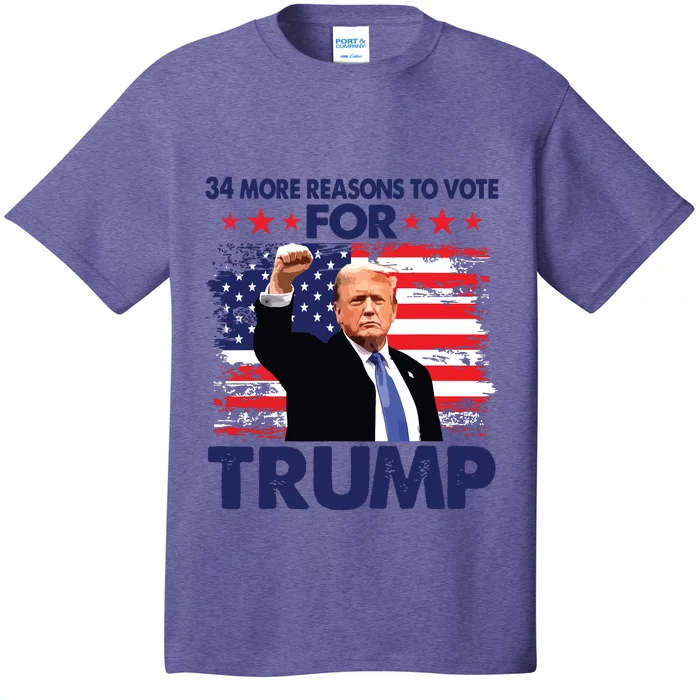 34 More Reasons To Vote For Trump Convicted Felon Trump 2024 T-Shirt