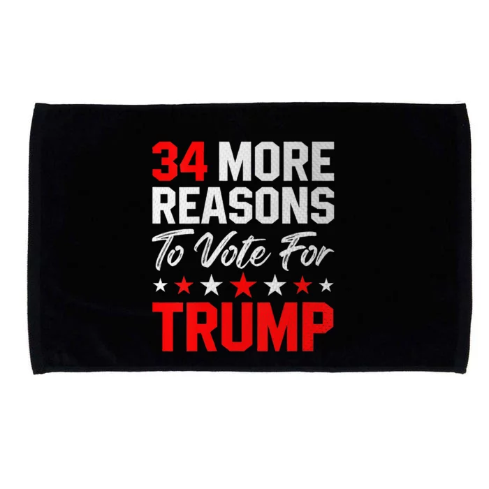 34 More Reasons To Vote For Trump Microfiber Hand Towel