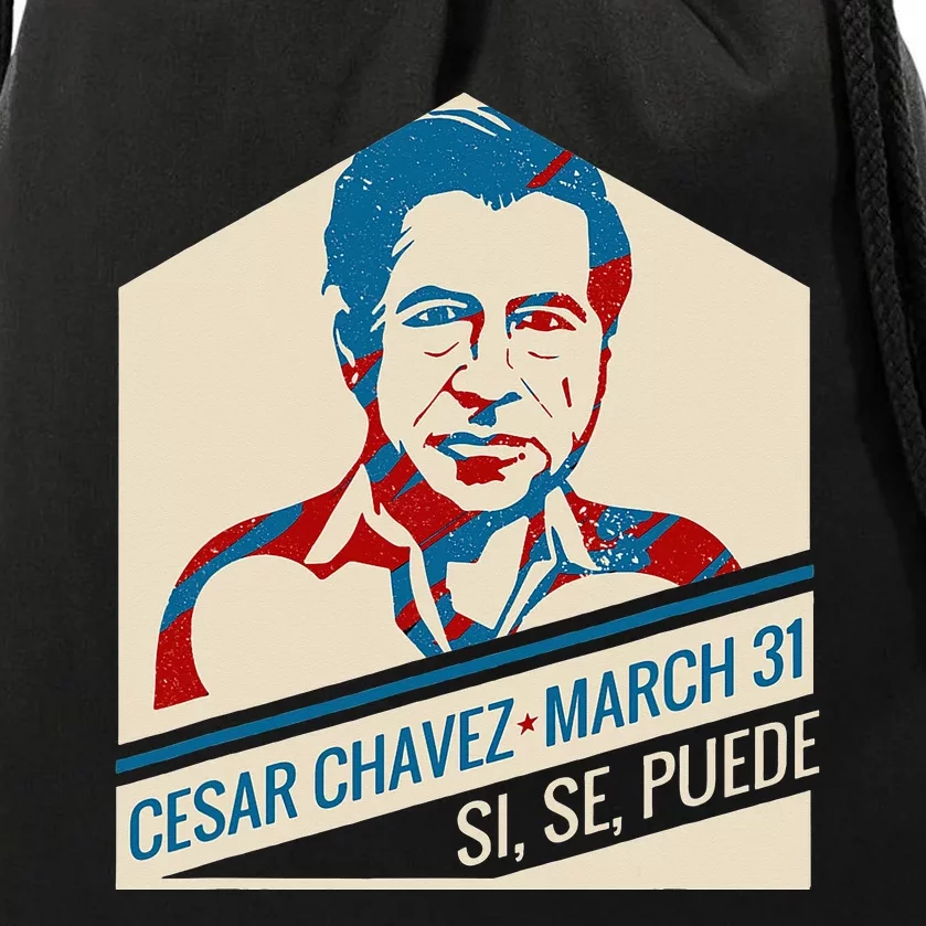 31 March Si Se Puede I Cesar Chavez Day Drawstring Bag