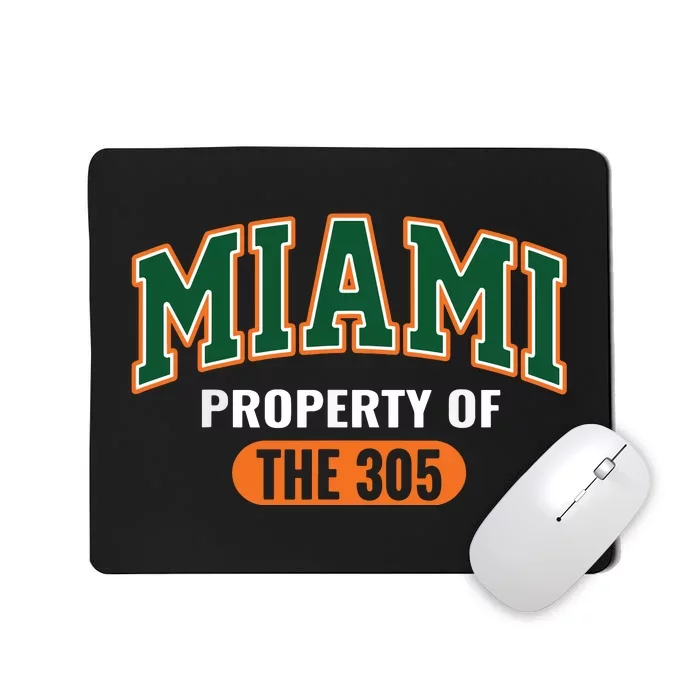 305 Miami Vibes Urban Style Miami Beach Mousepad