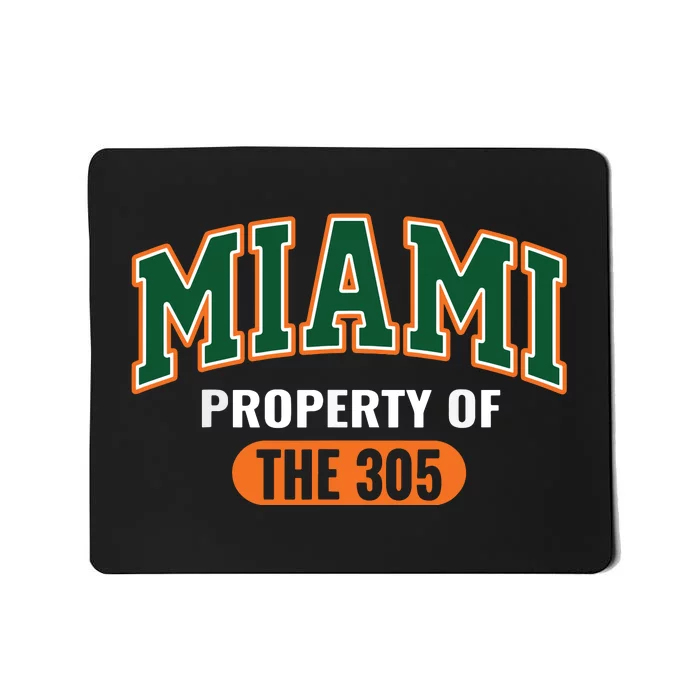 305 Miami Vibes Urban Style Miami Beach Mousepad