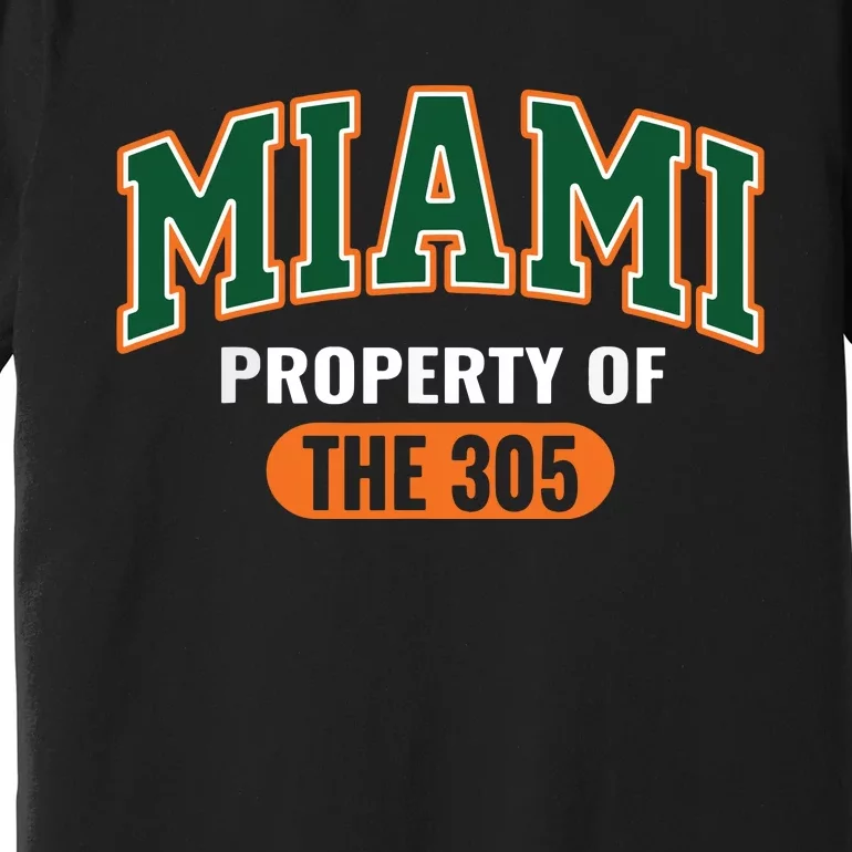 305 Miami Vibes Urban Style Miami Beach Premium T-Shirt