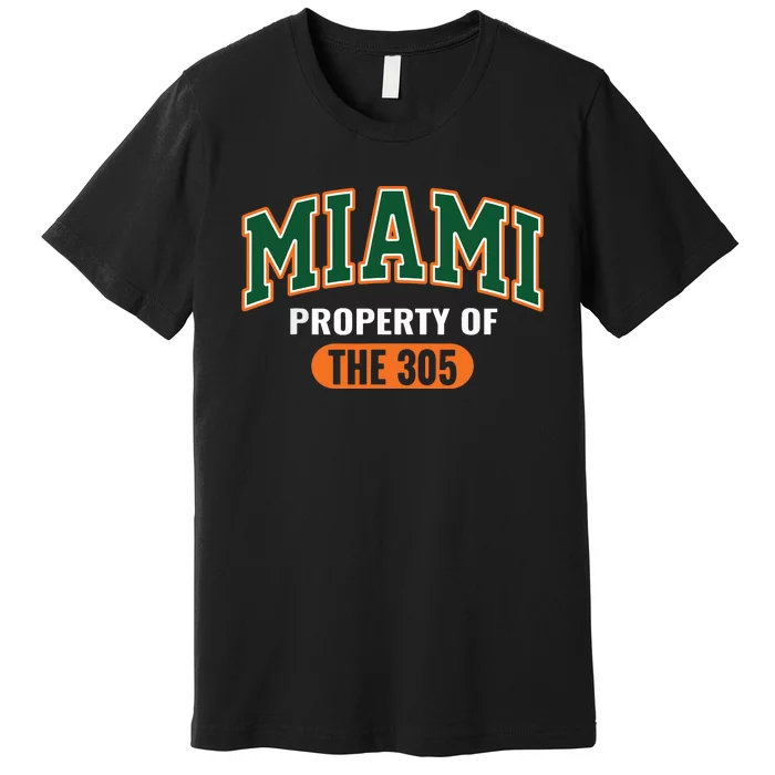 305 Miami Vibes Urban Style Miami Beach Premium T-Shirt