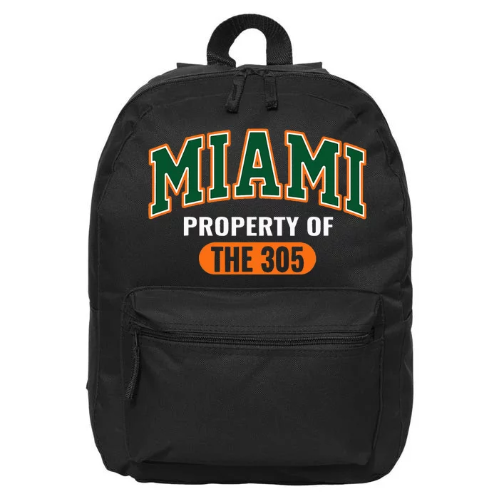 305 Miami Vibes Urban Style Miami Beach 16 in Basic Backpack