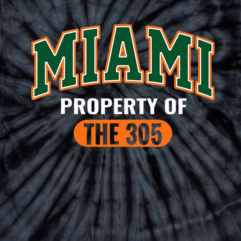 305 Miami Vibes Urban Style Miami Beach Tie-Dye T-Shirt