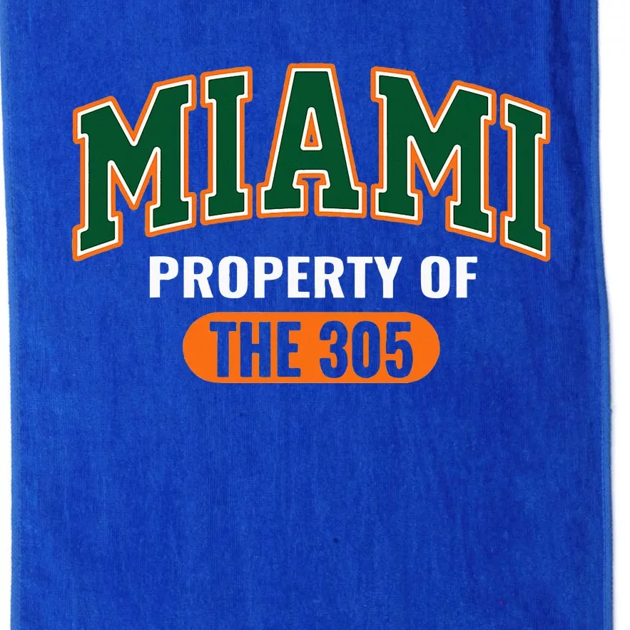 305 Miami Vibes Urban Style Miami Beach Platinum Collection Golf Towel