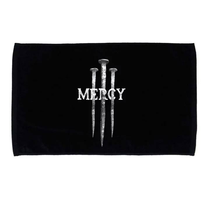 3 Nails Mercy Jesus S Christian Microfiber Hand Towel