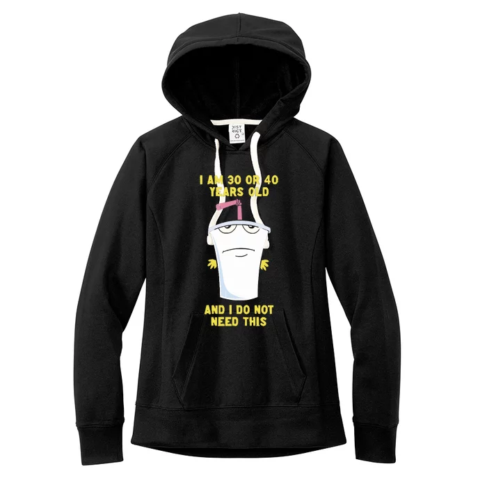 30 Or 40 (Remix) Women's Fleece Hoodie