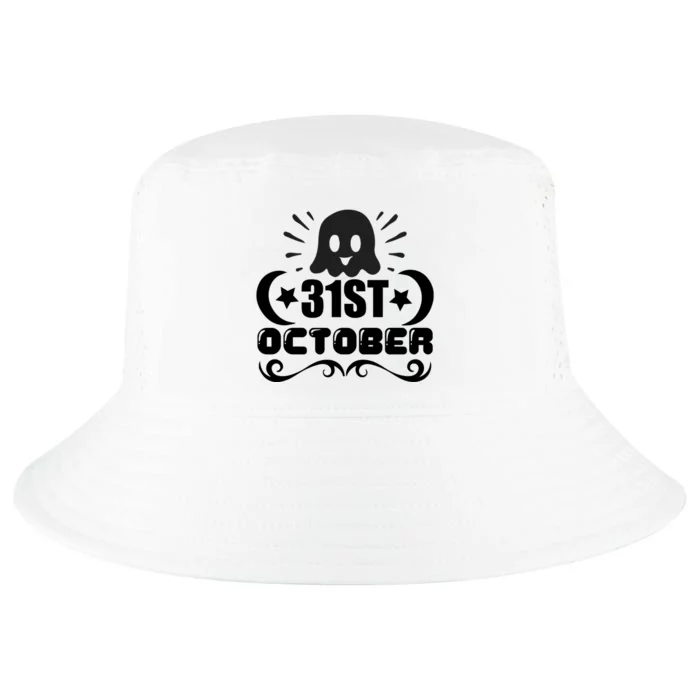 31 October Ghost Halloween Funny Cool Comfort Performance Bucket Hat