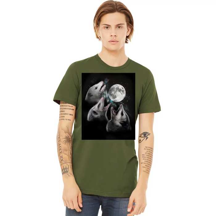 3 Opossum Moon Premium T-Shirt