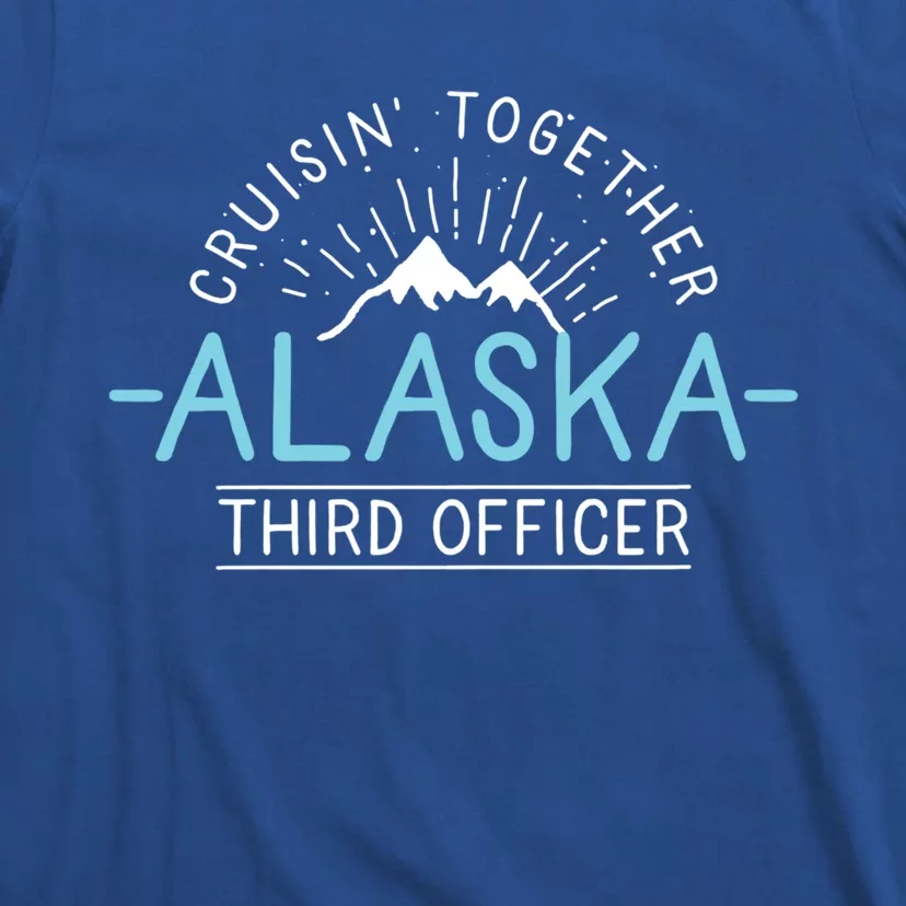 3Rd Officer Matching Family Friends And Group Alaska Cruise Gift T-Shirt