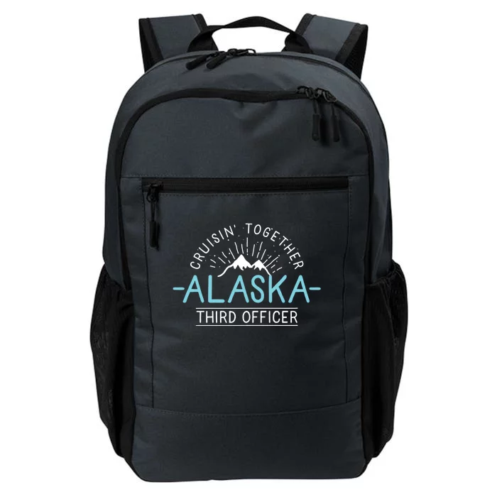 3Rd Officer Matching Family Friends And Group Alaska Cruise Gift Daily Commute Backpack