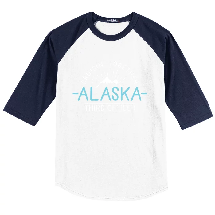 3Rd Officer Matching Family Friends And Group Alaska Cruise Gift Baseball Sleeve Shirt