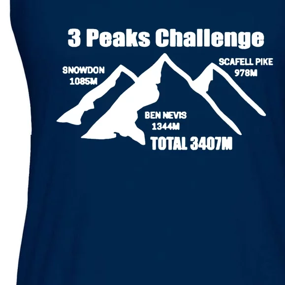 3 Peaks Challenge Ladies Essential Flowy Tank