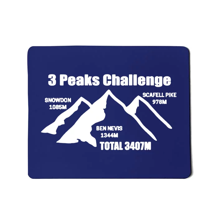 3 Peaks Challenge Mousepad