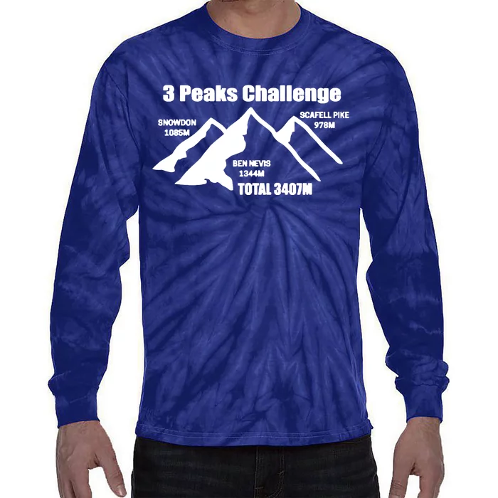 3 Peaks Challenge Tie-Dye Long Sleeve Shirt