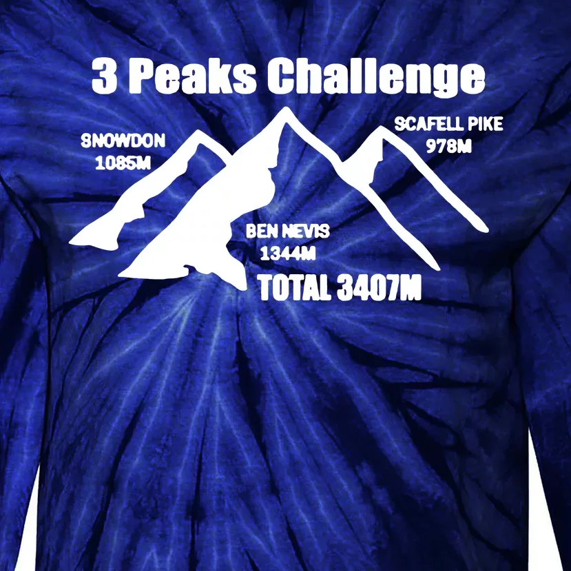 3 Peaks Challenge Tie-Dye Long Sleeve Shirt