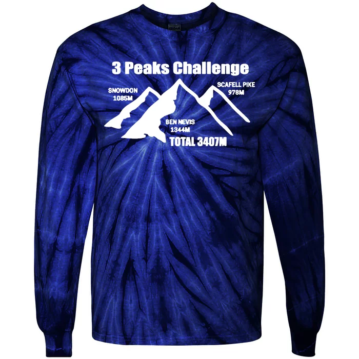 3 Peaks Challenge Tie-Dye Long Sleeve Shirt