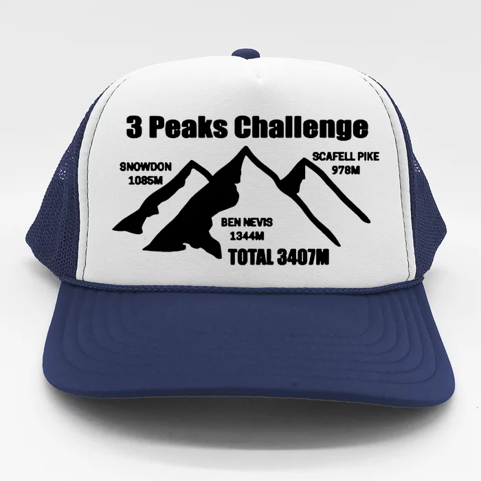 3 Peaks Challenge Trucker Hat