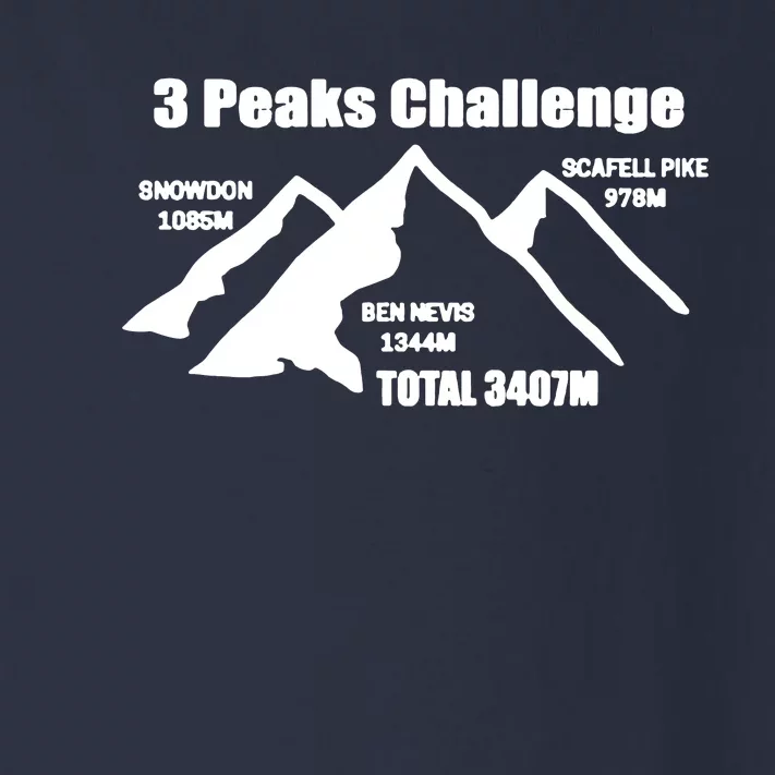 3 Peaks Challenge Toddler Long Sleeve Shirt