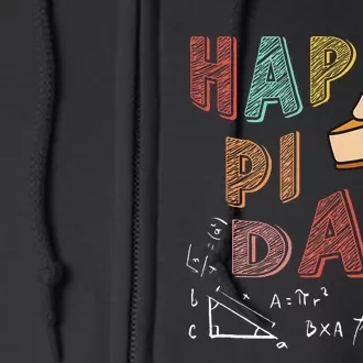 3.14 PI Day Pie Day Pi Symbol For Math Lovers Full Zip Hoodie