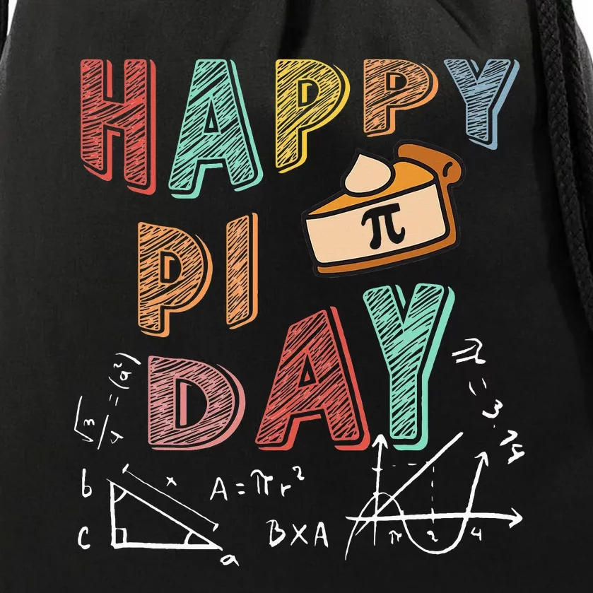 3.14 PI Day Pie Day Pi Symbol For Math Lovers Drawstring Bag