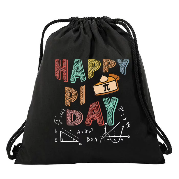 3.14 PI Day Pie Day Pi Symbol For Math Lovers Drawstring Bag