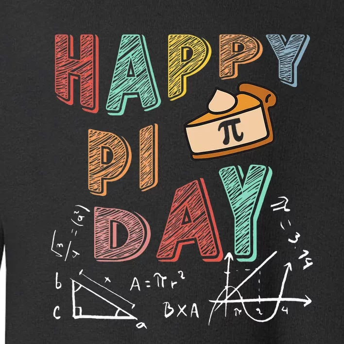 3.14 PI Day Pie Day Pi Symbol For Math Lovers Toddler Sweatshirt