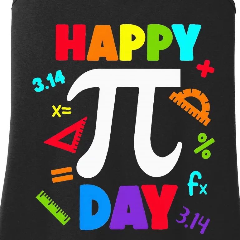 3.14 PI Day Pie Day Pi Symbol For Math Lovers Ladies Essential Tank