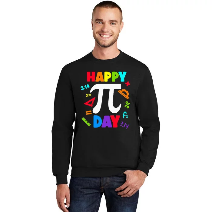 3.14 PI Day Pie Day Pi Symbol For Math Lovers Tall Sweatshirt