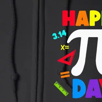 3.14 PI Day Pie Day Pi Symbol For Math Lovers Full Zip Hoodie