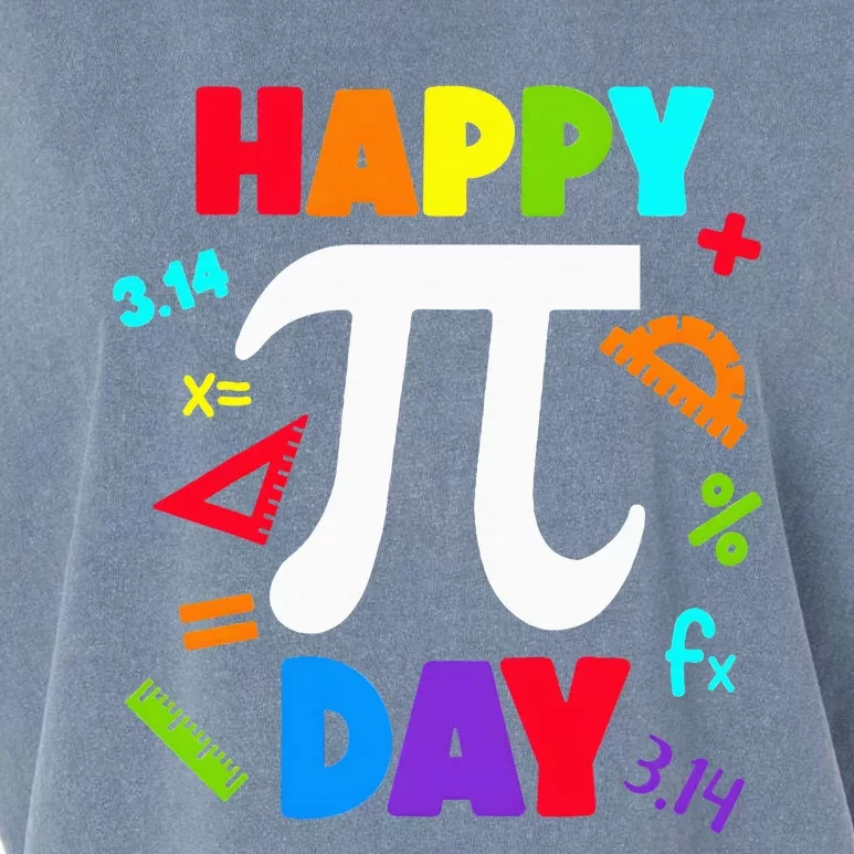 3.14 PI Day Pie Day Pi Symbol For Math Lovers Garment-Dyed Women's Muscle Tee