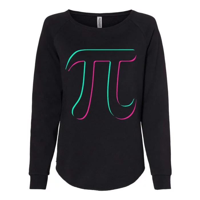 3.14 Pi Digits Glitch 3.14 Pi Math Teacher Happy Pi Day Womens California Wash Sweatshirt