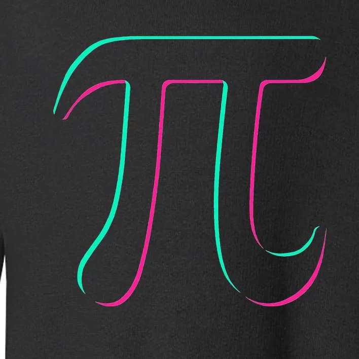 3.14 Pi Digits Glitch 3.14 Pi Math Teacher Happy Pi Day Toddler Sweatshirt