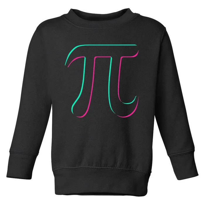 3.14 Pi Digits Glitch 3.14 Pi Math Teacher Happy Pi Day Toddler Sweatshirt