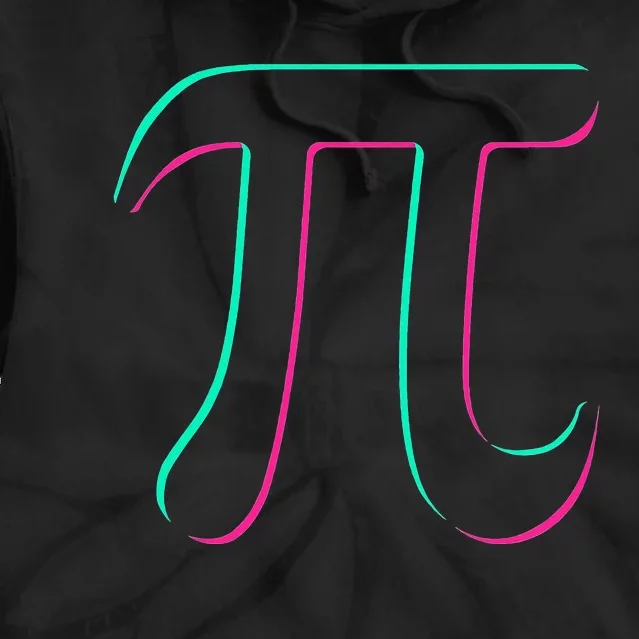 3.14 Pi Digits Glitch 3.14 Pi Math Teacher Happy Pi Day Tie Dye Hoodie