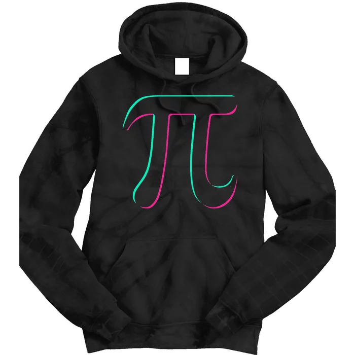 3.14 Pi Digits Glitch 3.14 Pi Math Teacher Happy Pi Day Tie Dye Hoodie