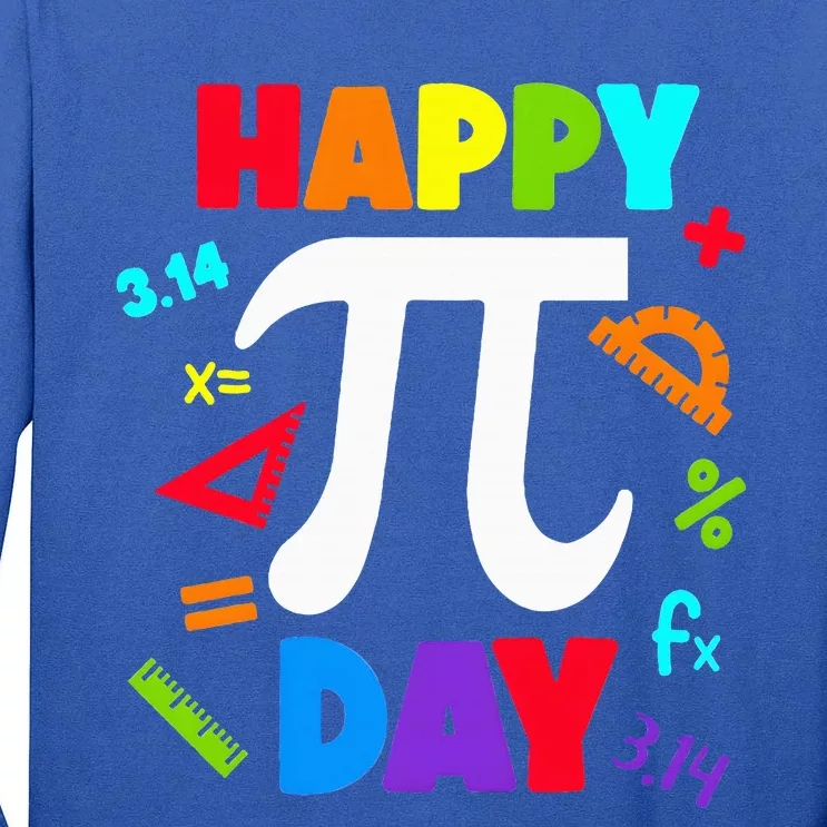 3.14 PI Day Pie Day Pi Symbol For Math Lovers Tall Long Sleeve T-Shirt