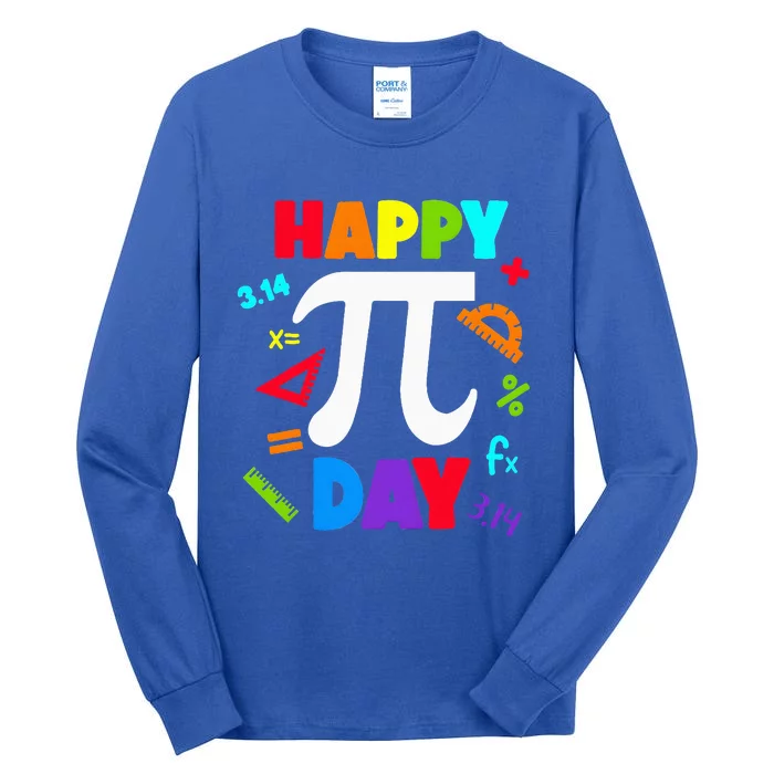 3.14 PI Day Pie Day Pi Symbol For Math Lovers Tall Long Sleeve T-Shirt