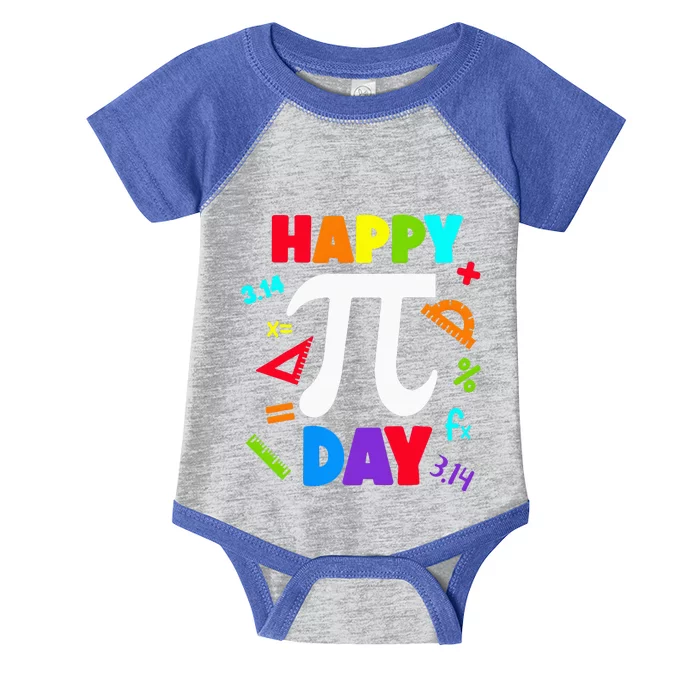 3.14 PI Day Pie Day Pi Symbol For Math Lovers Infant Baby Jersey Bodysuit