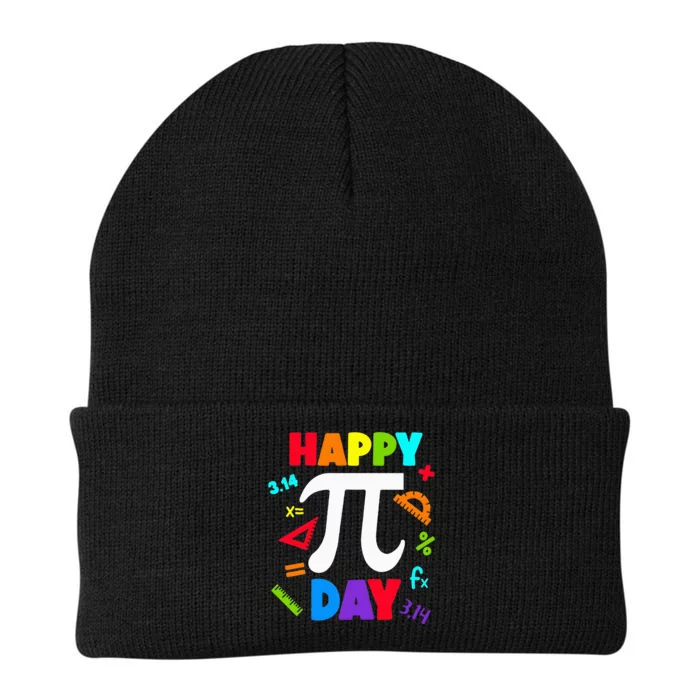 3.14 PI Day Pie Day Pi Symbol For Math Lovers Knit Cap Winter Beanie