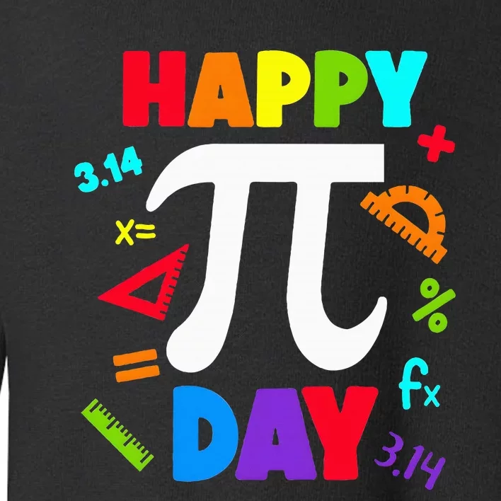 3.14 PI Day Pie Day Pi Symbol For Math Lovers Toddler Sweatshirt